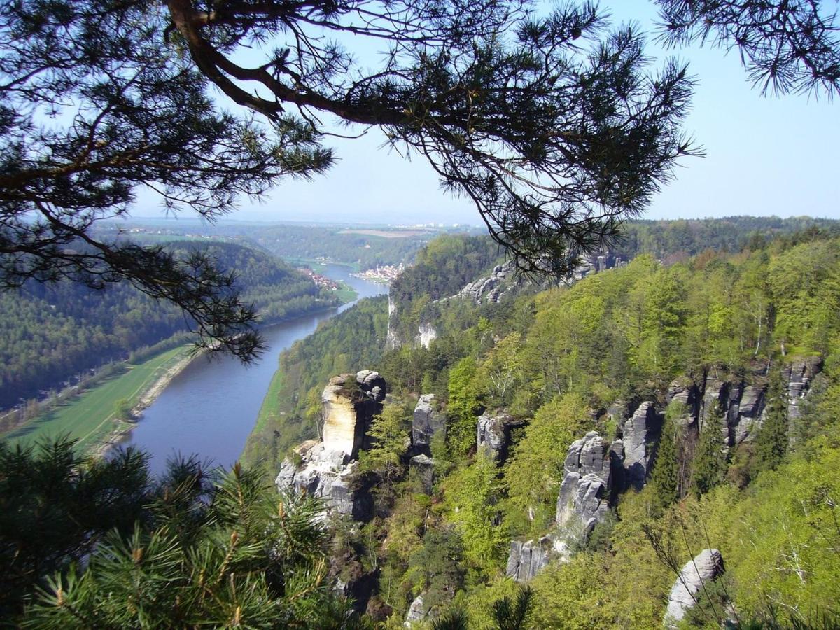 Ferienwohnung "Am Kirchsteig" Estância Termal de Gohrisch Exterior foto