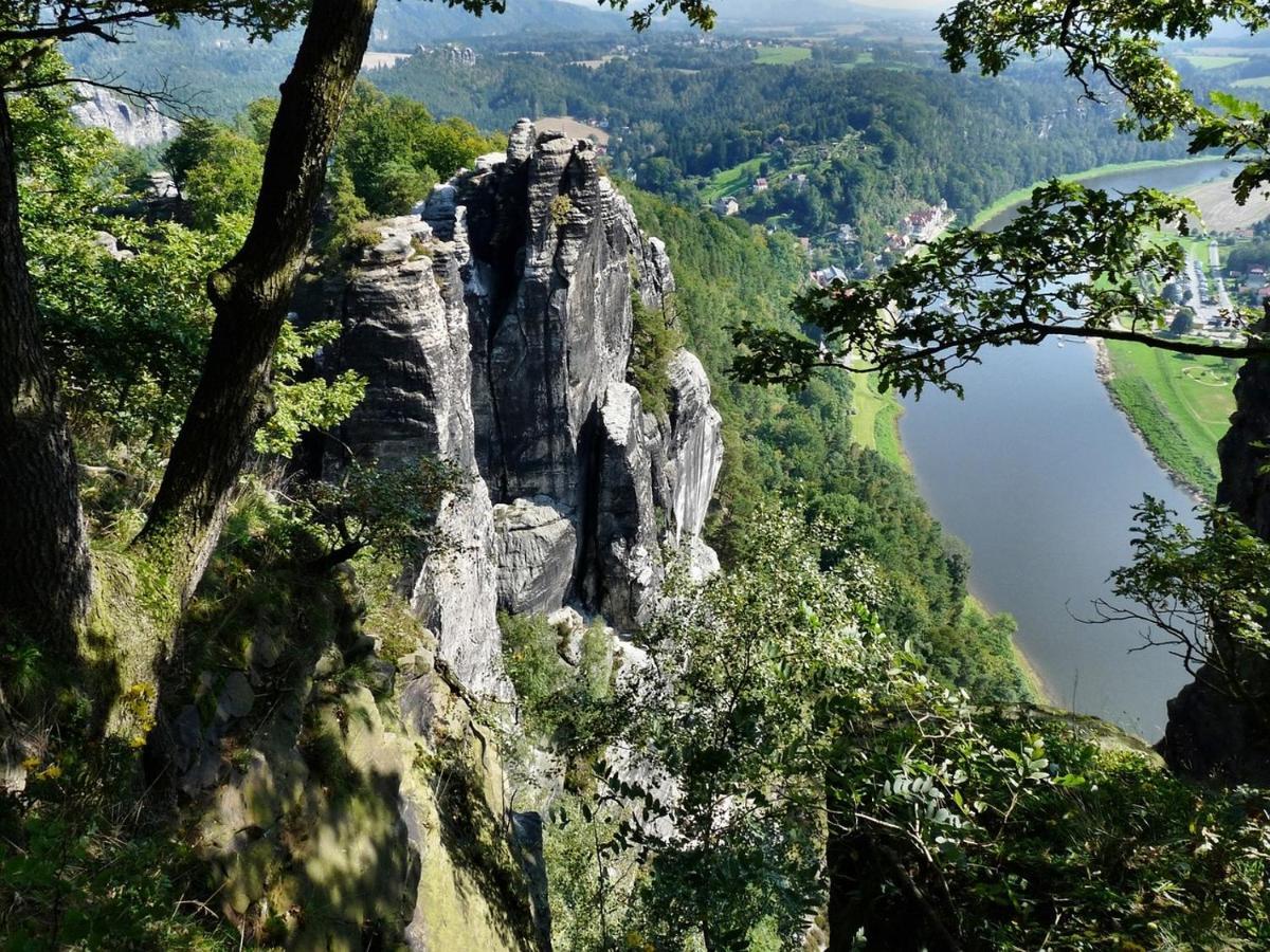 Ferienwohnung "Am Kirchsteig" Estância Termal de Gohrisch Exterior foto