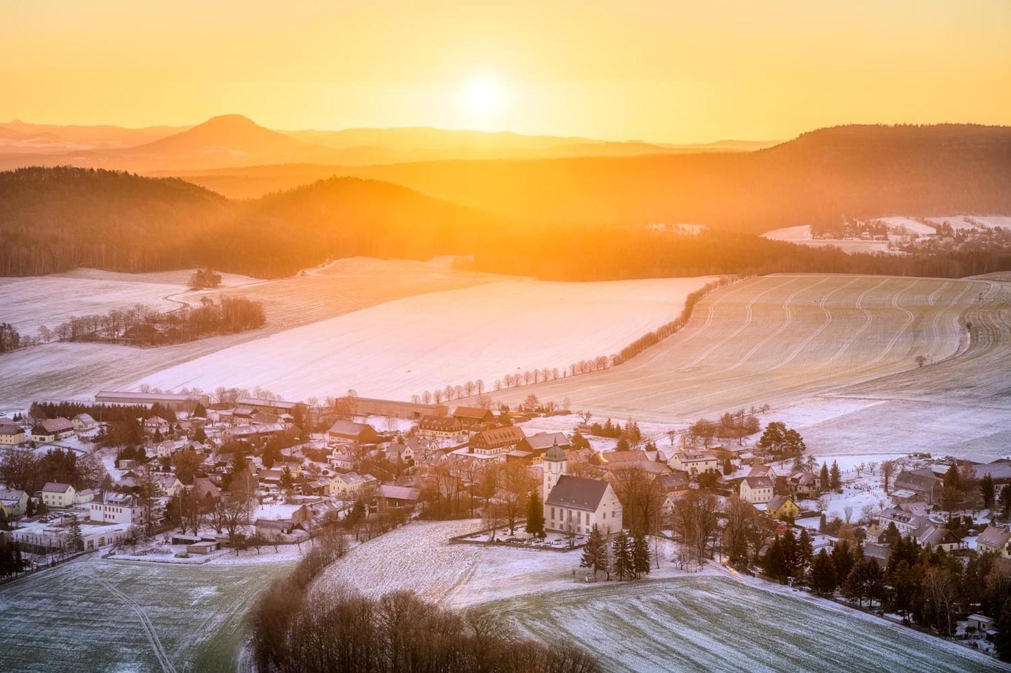Ferienwohnung "Am Kirchsteig" Estância Termal de Gohrisch Exterior foto